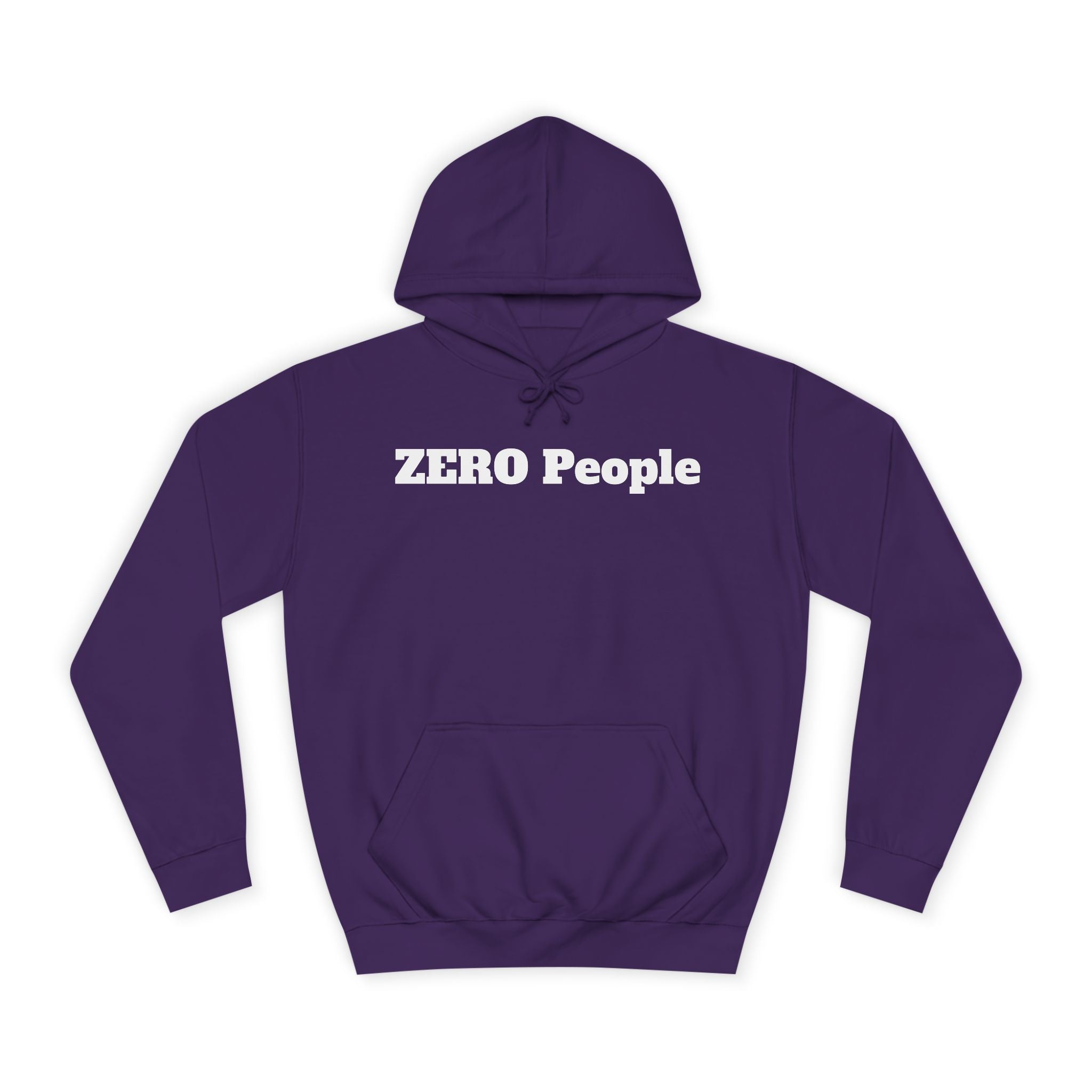 Copy of ZERO People Hoodie — Minimalist Statement Pullover