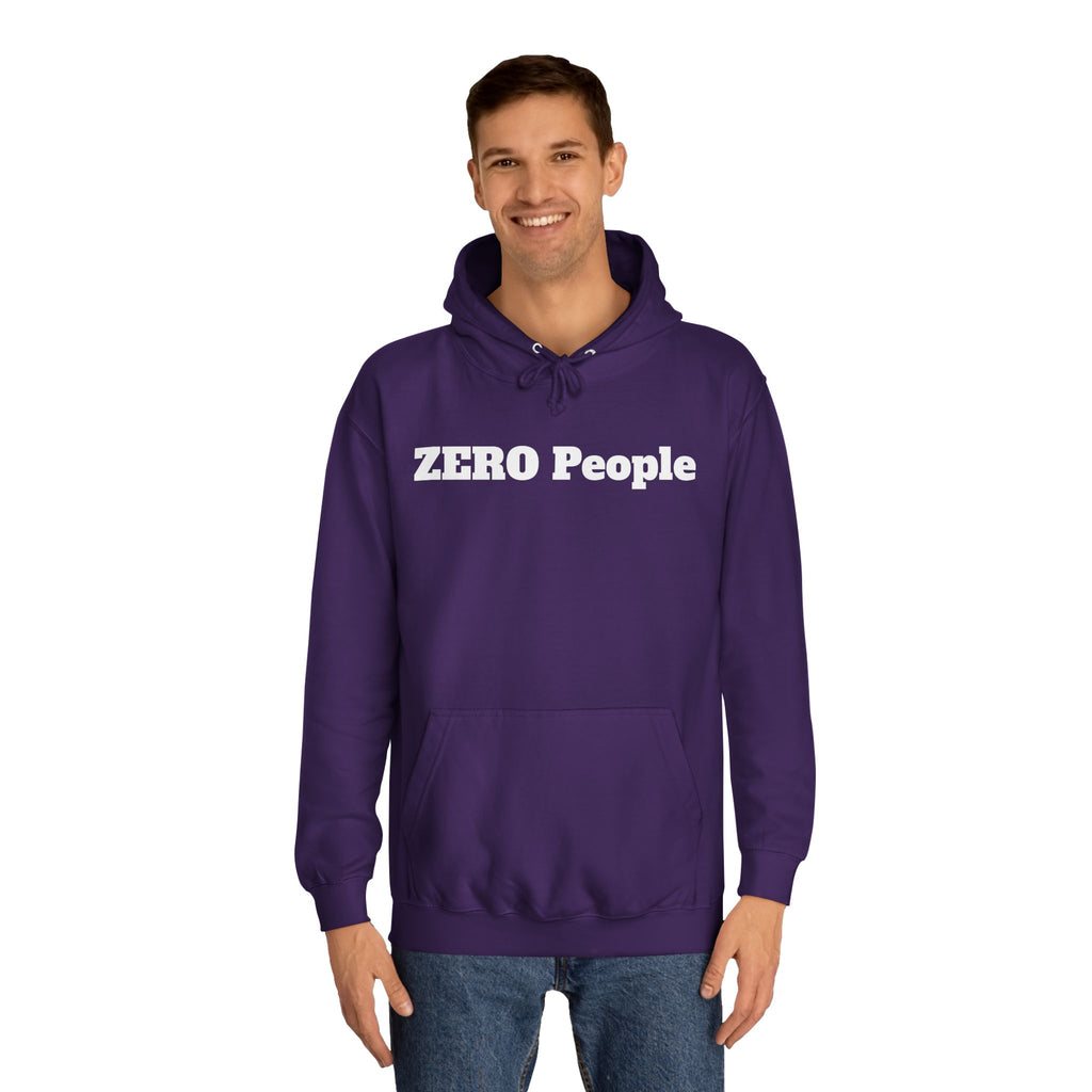 Copy of ZERO People Hoodie — Minimalist Statement Pullover