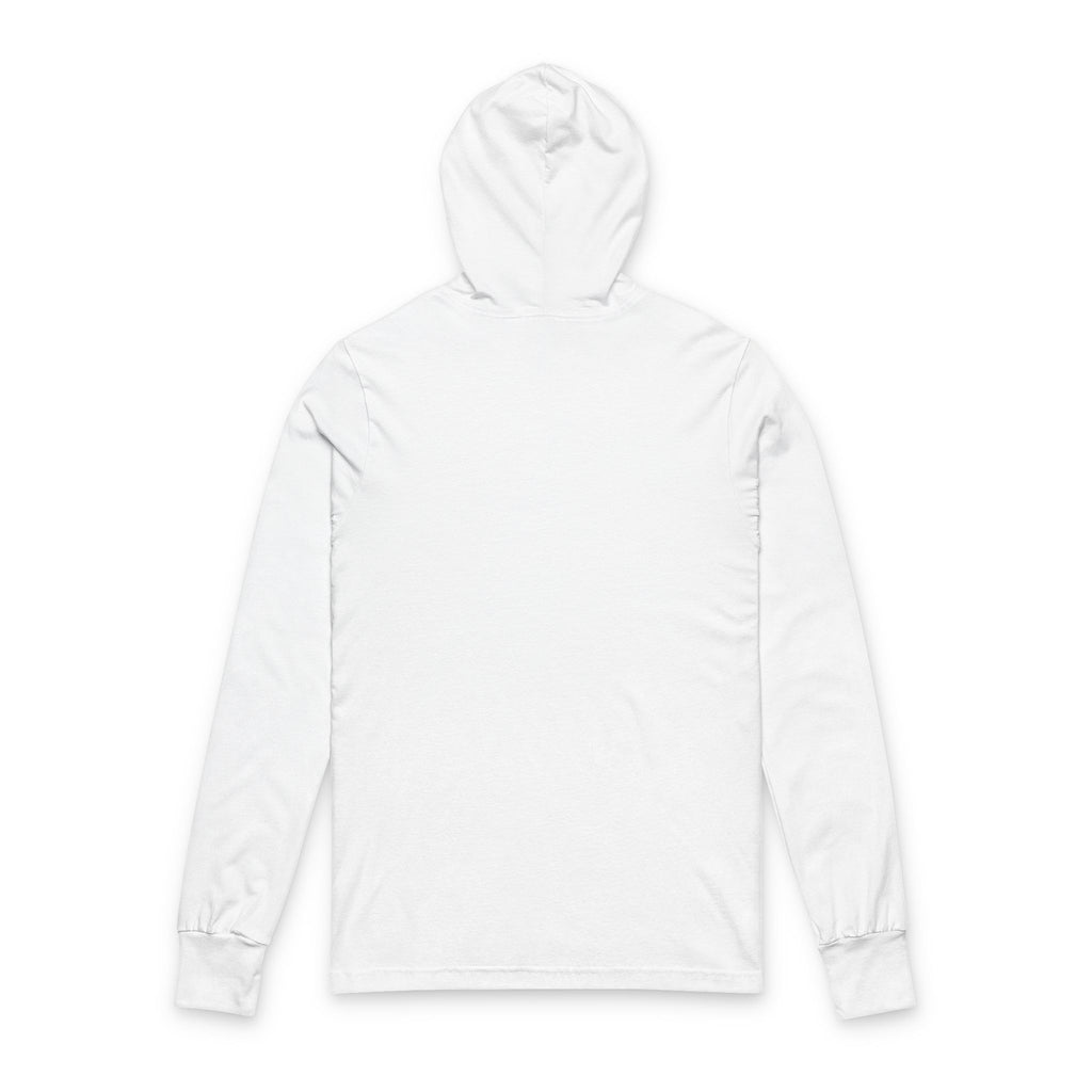 Solitude Hooded Long-Sleeve Tee — Minimal 'Solitude Over Crowds' Relaxed Hoodie Tee