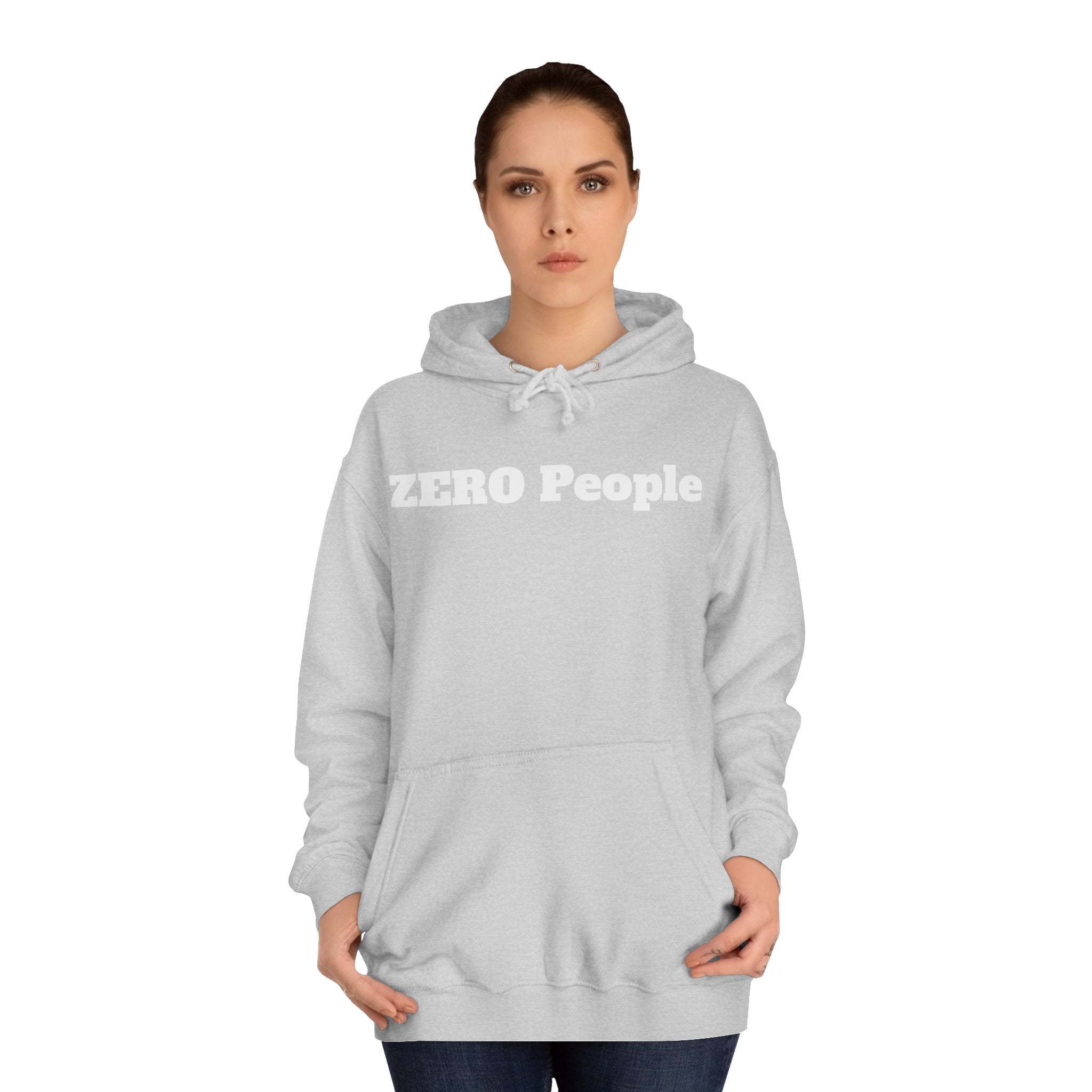 Copy of ZERO People Hoodie — Minimalist Statement Pullover