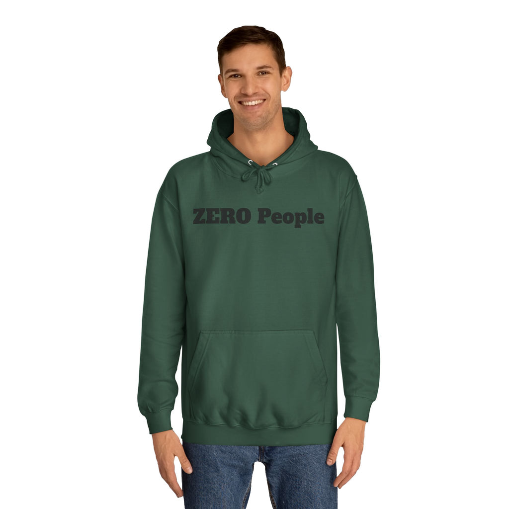 ZERO People Hoodie — Minimalist Statement Pullover