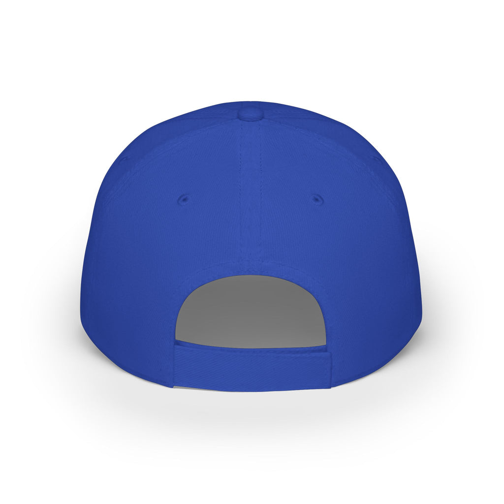 Low Profile Baseball Cap — "Say It Back" Circular Text Embroidered Logo