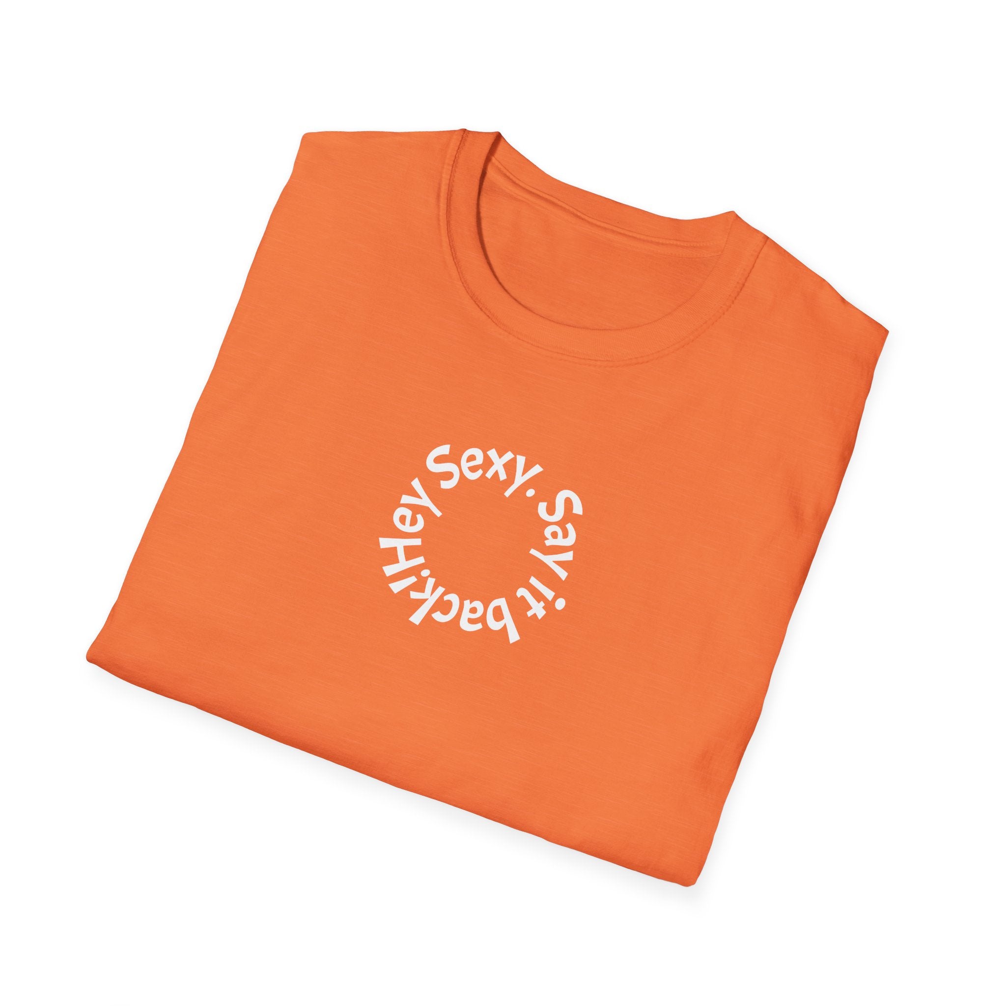 Sexy, Say It Back T-Shirt | Minimal Circular Text Tee
