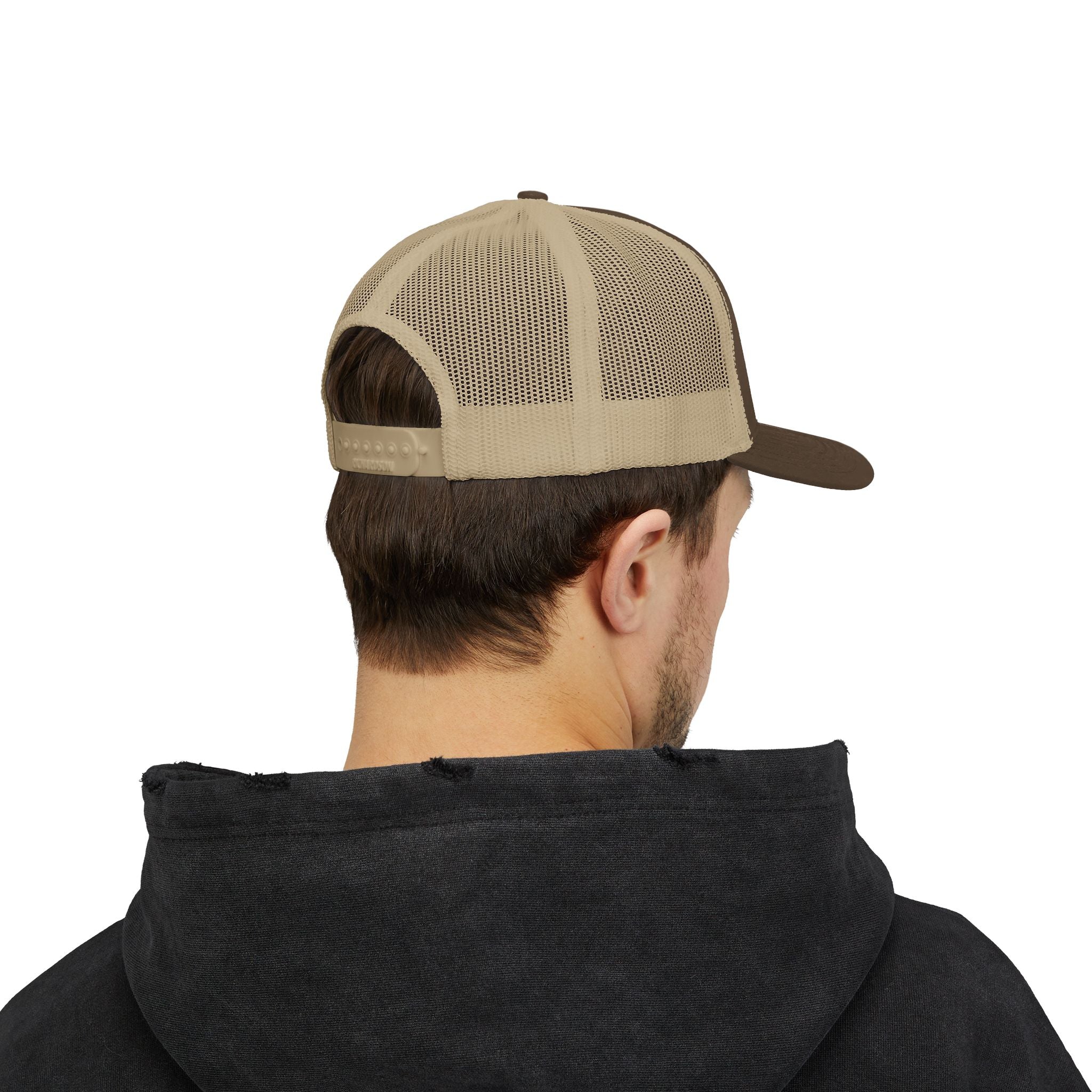 Trucker Cap — "No One Cares!" Embroidered Mesh Snapback